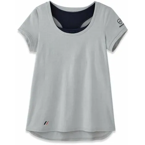 T-shirt De Travail Avec Brassière Manches Courtes FEMME PARADE OLDA Gris M