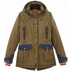 Parka De Travail Chaude Et Imperméable Femme Parade OMESSA Vert Armée L