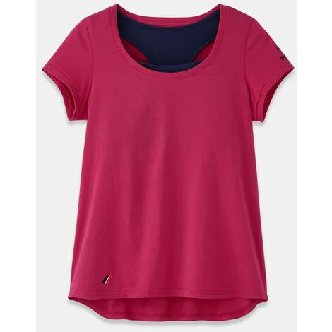 Tee-Shirt Brassière De Travail Femme Olda Framboise - PARADE / Taille