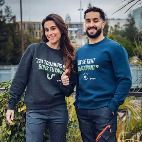 Sweat De Travail Mixte Vsweat Marine - PARADE / Taille - XS – Image 3